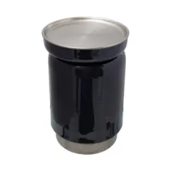 Beistelltisch Art Deco Anthrazit/silberfarben