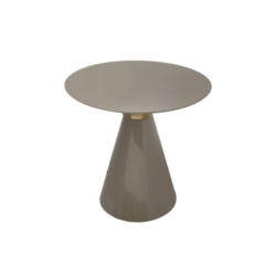 Beistelltisch Art Deco Taupe/goldfarben