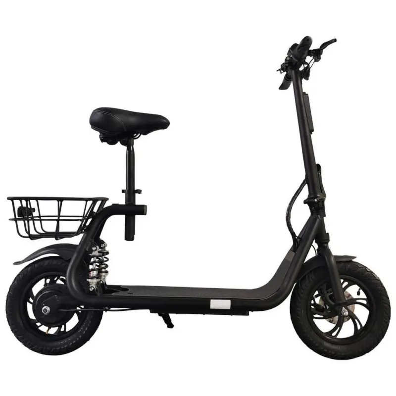 E-scooter Klappbar Es6 Mit Sitz Inkl. Gepäckkorb