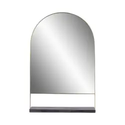 Wandspiegel Doha 43,5x69 Cm Naturstein/eisen/glas