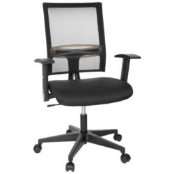 Drehstuhl Office R8 Schwarz