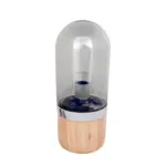 Möbelix Tischlampe Malbi Grau/holz Dekor