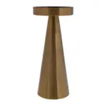 Möbelix Kerzenständer Art Deco Eisen Goldfarben/beere