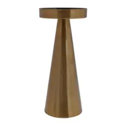 Kerzenständer Art Deco Eisen Goldfarben/beere