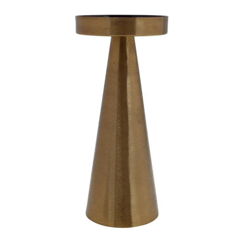 Kerzenständer Art Deco Eisen Goldfarben/beere