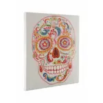 Möbelix Leinwandbild Totenkopf Multicolor 90x90 Cm