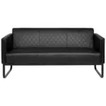 Möbelix 3-sitzer-sofa Aruba Black Schwarz