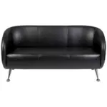 Möbelix 3-sitzer-sofa St. Lucia Schwarz