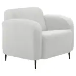 Möbelix Polstersessel Mit Armlehnen Marone Weiß Teddystoff