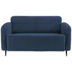 M&ouml;belix 2-sitzer-sofa Marone Blau Teddystoff