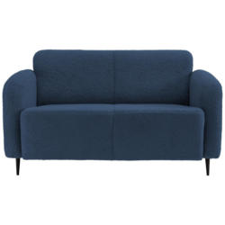 2-sitzer-sofa Marone Blau Teddystoff