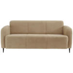 Möbelix 3-sitzer-sofa Marone Creme Teddystoff