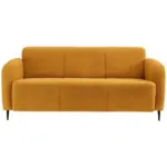 M&ouml;belix 3-Sitzer-Sofa Marone Gelb Teddystoff