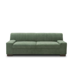 3-sitzer-sofa Norma Grün Mikrofaser