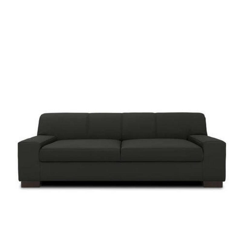 2-Sitzer-Sofa Norma Schwarz Lederlook