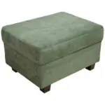 M&ouml;belix Polsterhocker Norma Gr&uuml;n Mikrofaser H: 41 Cm