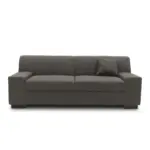 Möbelix 3-sitzer-sofa Norma Schwarz/braun Lederlook