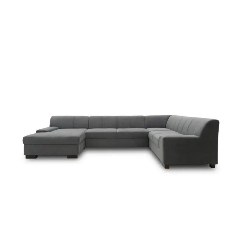 Wohnlandschaft Norma Mit Schlaffunktion Dunkelgrau