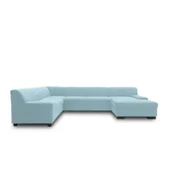 Wohnlandschaft Norma Mit Schlaffunktion Pastellblau