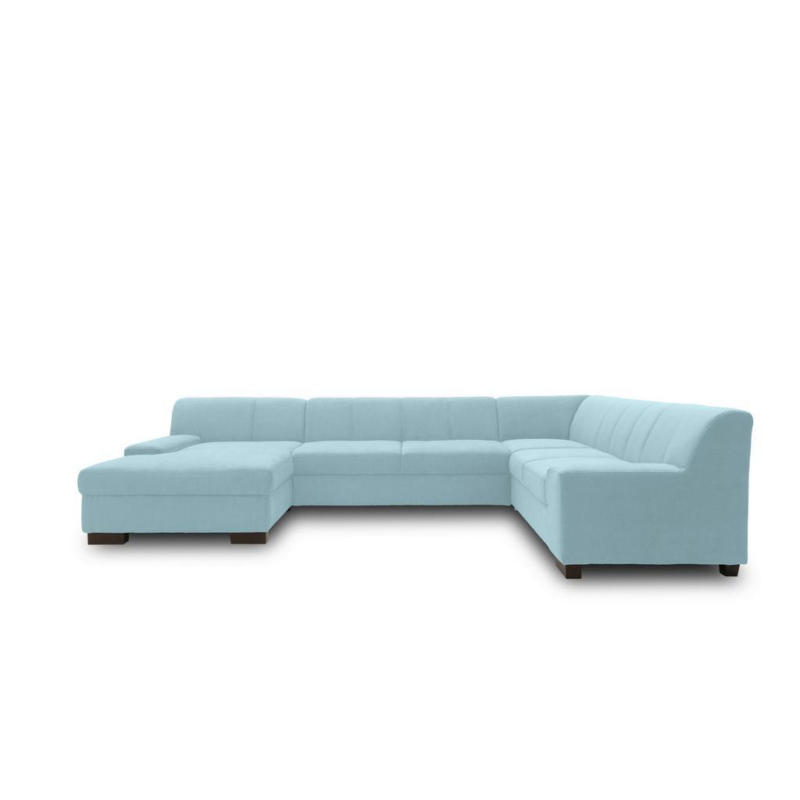 Wohnlandschaft Norma Mit Schlaffunktion Pastellblau