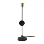Möbelix Tischlampe Carlea Schwarz/goldfarben