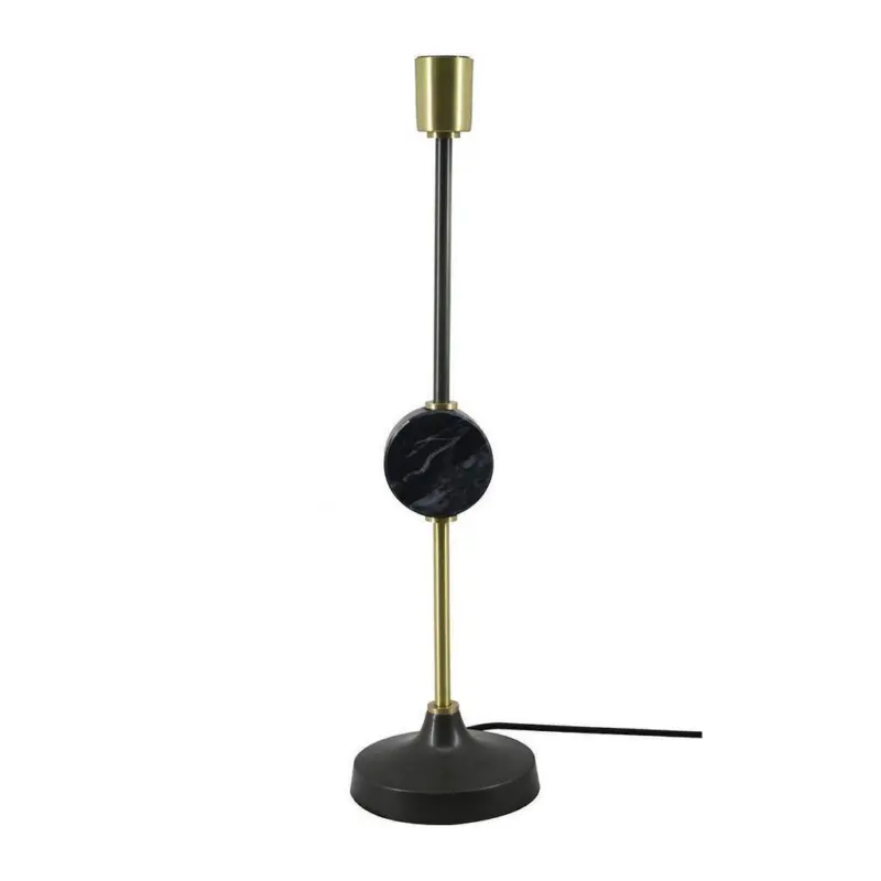 Tischlampe Carlea Schwarz/goldfarben
