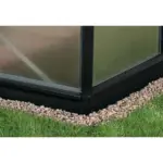 Möbelix Stahlfundament Fürs Gewächshaus Schwarz, H: 6 Cm