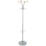 Möbelix Kleiderständer Space Silber Stahl 8 Haken H: 173 Cm