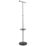 Möbelix Kleiderständer Space I Schwarz /silber Stahl 2 Haken H: 172cm