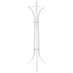 Kleiderständer Space Iii Weiß Stahl H: 176 Cm