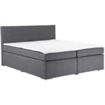 Möbelix Boxspringbett mit Topper 180x200 cm Bety Grey