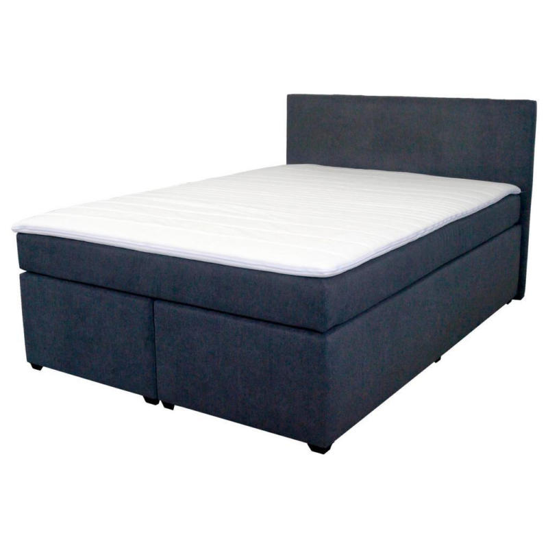 Boxspringbett Mit Topper 140x200 Cm Besa Graphit