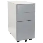 Möbelix Rollcontainer Color I Grau/weiß