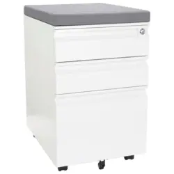 Rollcontainer Color Os Grau/weiß