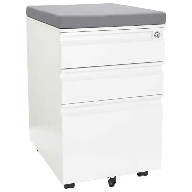 Rollcontainer Color Os Grau/weiß