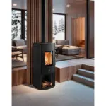 Möbelix Kaminofen Margherita Schwarz Metall 10,5kw