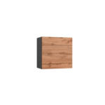 Möbelix Küchenoberschrank Turin 60cm Graphitfarben/eiche 1 Drehtüre