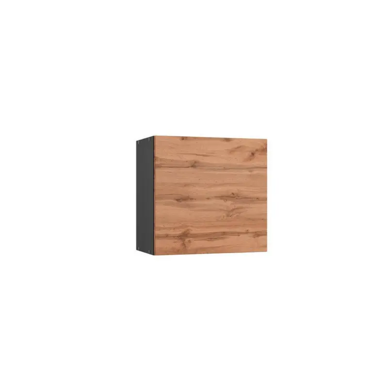 K&uuml;chenoberschrank Turin 60cm Graphitfarben/eiche 1 Dreht&uuml;re