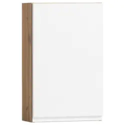 Hängeschrank Varese B: 40 Cm Weiß/wotaneiche Dekor