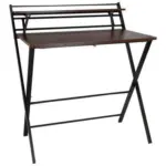 M&ouml;belix Schreibtisch Easy Clap Schwarz/walnussfarben