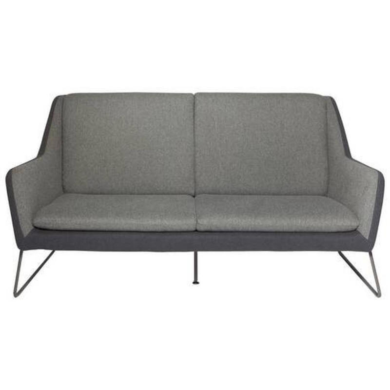 3-sitzer-sofa Lagun Hellgrau/dunkelgrau