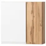 M&ouml;belix H&auml;ngeschrank Varese B: 65 Cm Wotaneiche Dekor/wei&szlig;