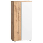 Möbelix Midischrank Varese B: 65 Cm Weiß/wotaneiche Dekor