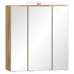 Möbelix Spiegelschrank Varese mit Led 3-Türig BxHxT: 60x642x20 cm