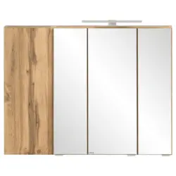Spiegelschrank Varese B: 85 Cm Wotaneiche Dekor
