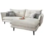 Möbelix Ecksofa Lazio Mit Kissen Weiß Webstoff