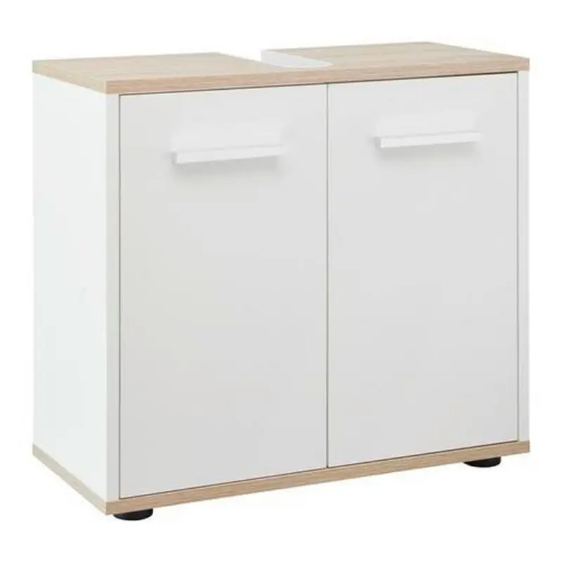 Waschbeckenunterschrank Yasmin B: 60cm Weiß