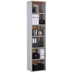 Aktenregal Kontor Grau/eiche Dekor B: 50 Cm