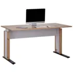 Möbelix Schreibtisch M. Kabeldurchlass B:160cm H:71,5-80cm Kontor K8