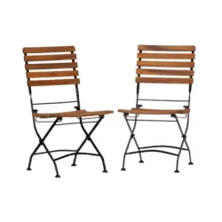 Gartensessel Klappbar Acamp Holz/Metall